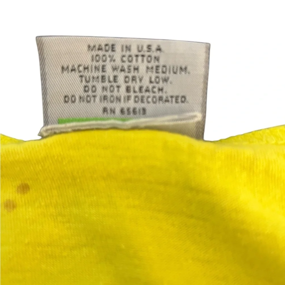 Rare 1984 JIMMY Z CLOTHING COMPANY Bright Neon Yellow Tank XL 90s Skate Grail - Picture 6 of 6